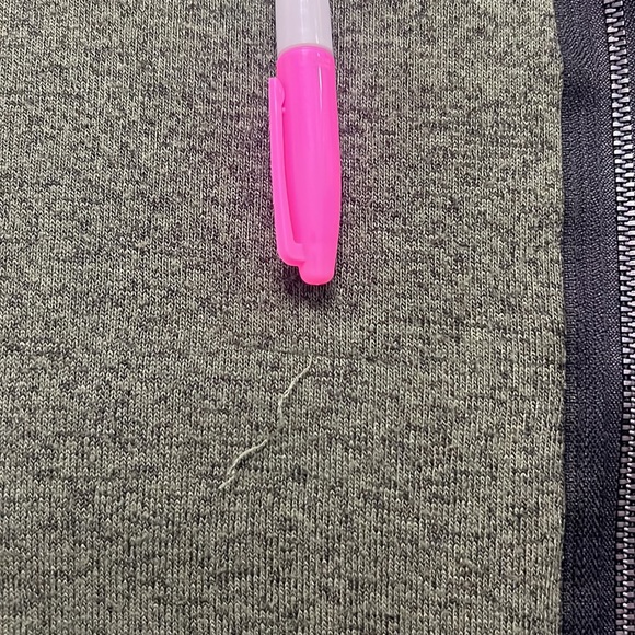 A9- Matty M: Oversized Dark Gray High Low Cap Sleeve Knit Top Blouse Size XL - Picture 9 of 10